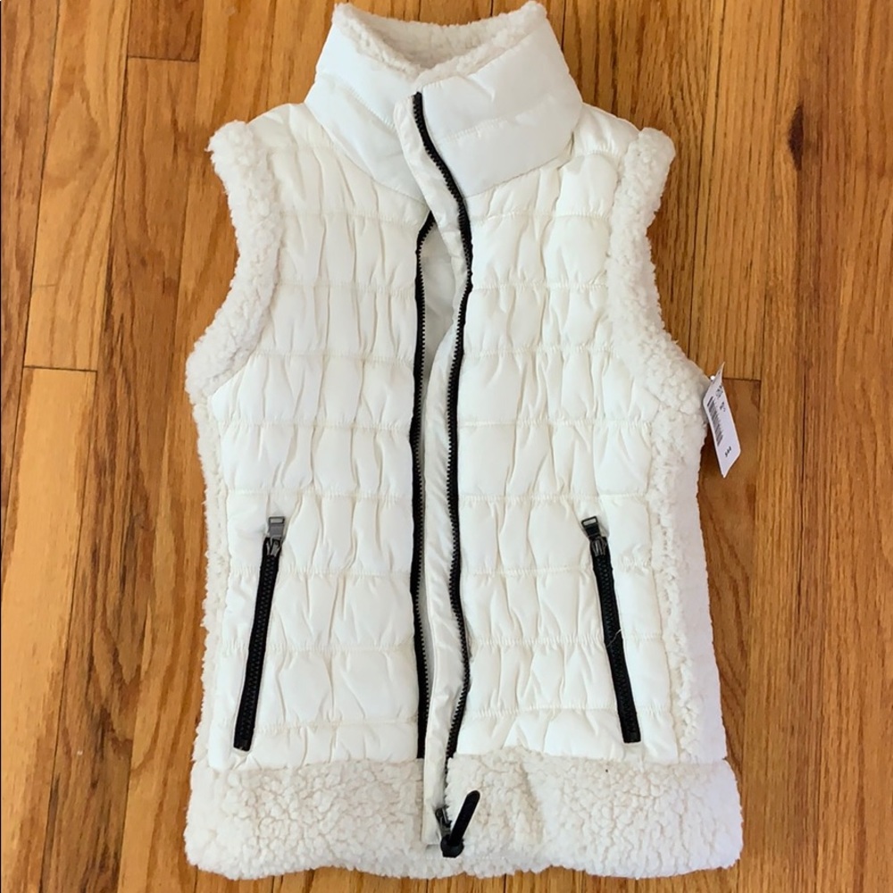 Calvin Klein White Puffy Vest